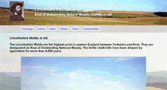 Desktop Screenshot of lincolnshirewolds.info