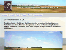 Tablet Screenshot of lincolnshirewolds.info